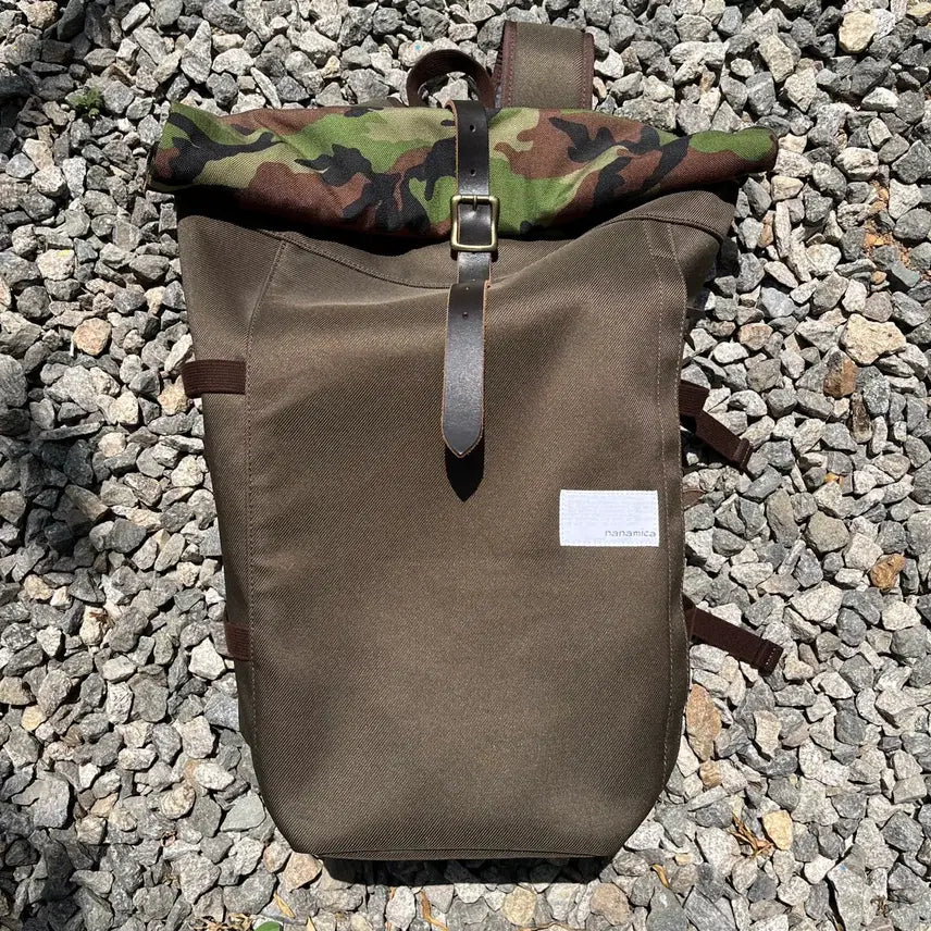 [BUNJANG] Nanamica Camouflage Rolltop Backpack / 나나미카 카모플라쥬 롤탑 백팩