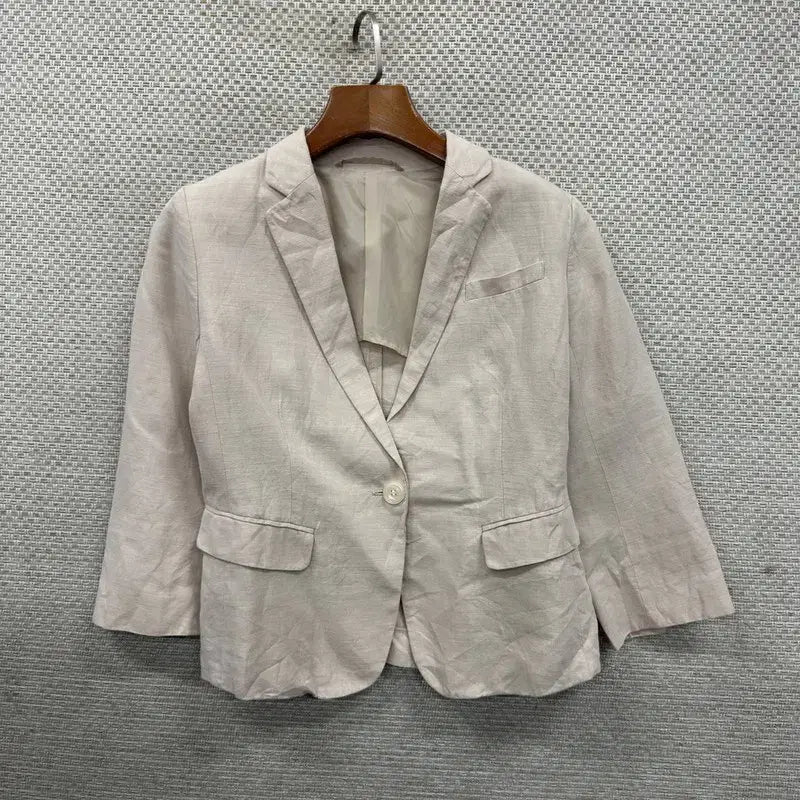 [BUNJANG] Uniqlo Linen Blazer Jacket M / 유니클로 린넨 블레이저 자켓 M D02638