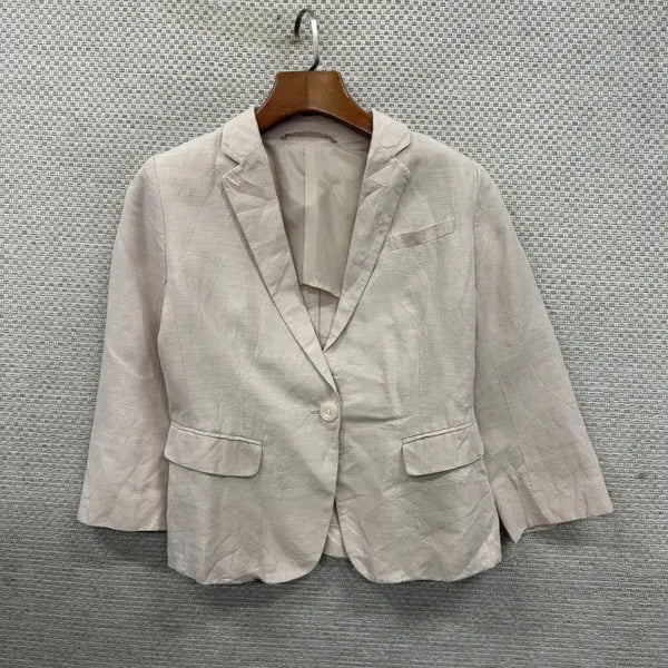 [BUNJANG] Uniqlo Linen Blazer Jacket M / 유니클로 린넨 블레이저 자켓 M D02638