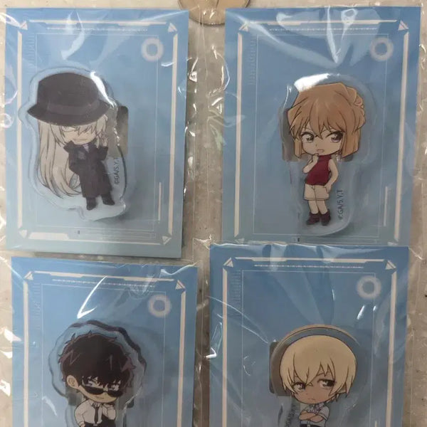 [BUNJANG] Detective Conan Busan Pop-Up Acrylic Clip Set (Shinichi, Ai Haibara, Shuichi Akai, Tooru Amuro) / 코난 부산팝업 아크릴 집게 일괄 (진,하이바라,진페이,아무로)