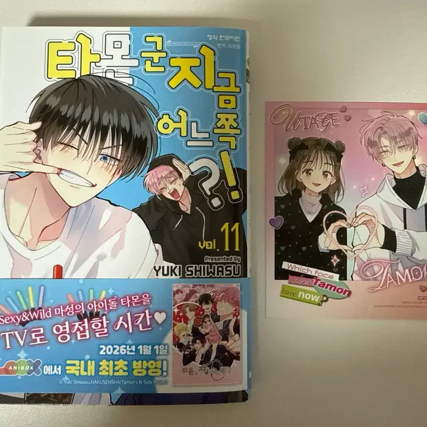 [BUNJANG] Tamonsan: Which Way is It Now?! Vol. 11 First Edition with Bonus / 타몬군 지금 어느 쪽?! 11권 초판 (특전O)