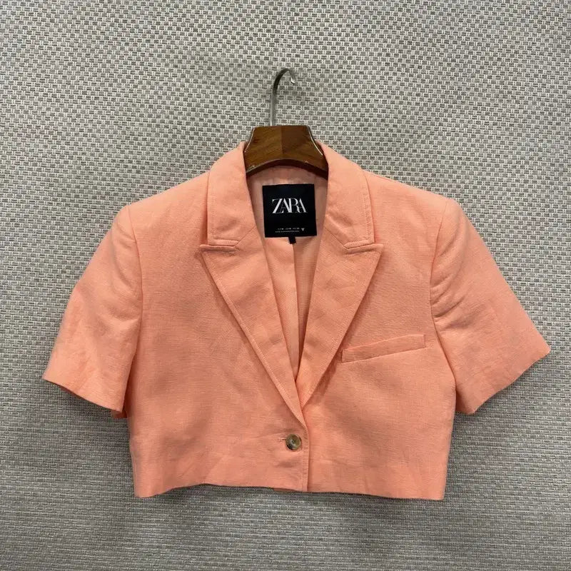 [BUNJANG] ZARA Cropped Blazer Jacket - Medium / 자라 ZARA 크롭 블레이저 자켓 M D02771