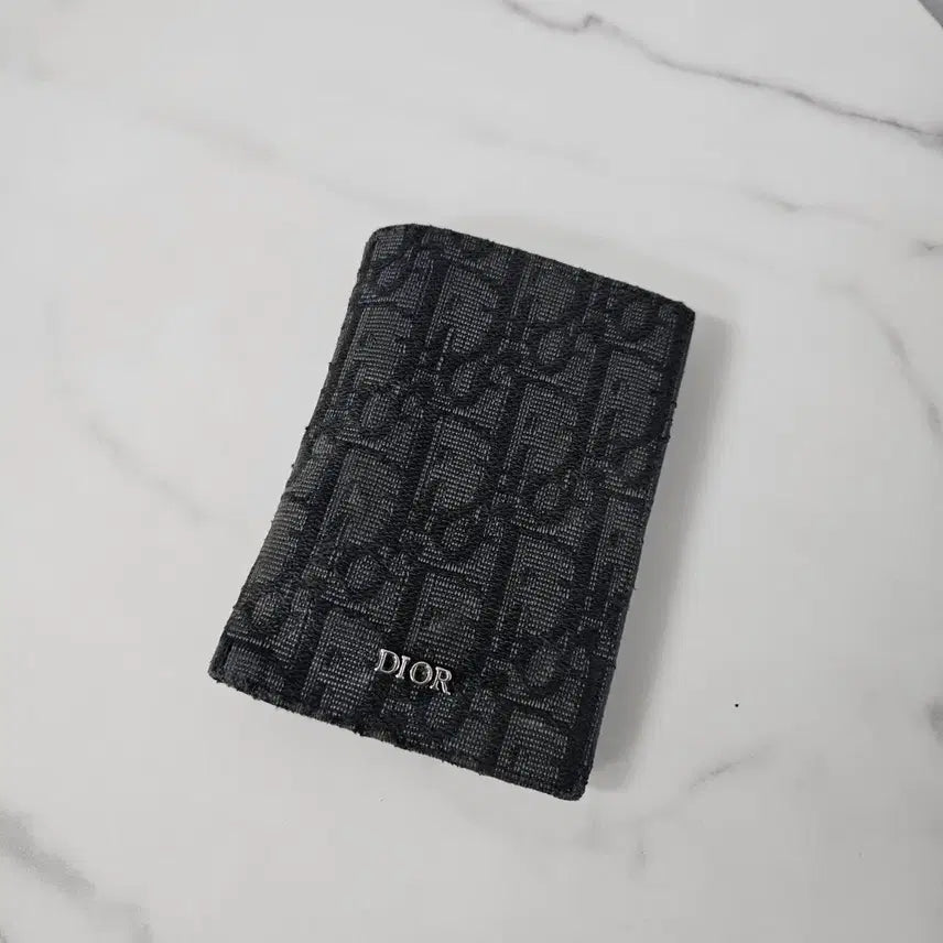 [BUNJANG] Dior Dior Oblique Card Holder Black Organizer / 디올 오블리크 카드지갑 블랙 오거나이저