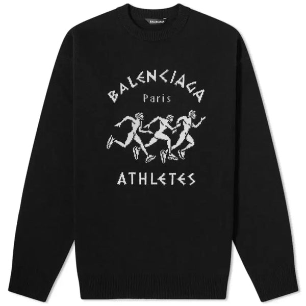 [BUNJANG] Balenciaga Marathon Knit Black Size L / [L] 발렌시이가 마라톤 니트 블랙