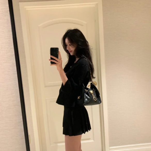 [BUNJANG] Le Plain Margaret Skirt Black M / [르플레인] 마가렛 스커트 블랙M 미착용 (저렴함!!)tag있음