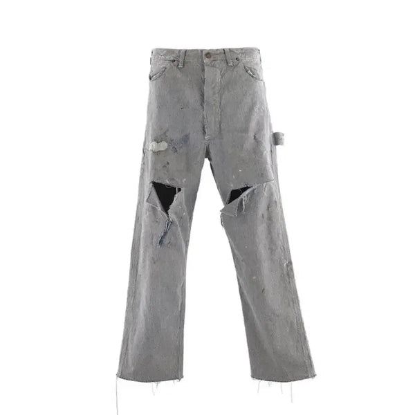 [BUNJANG] Saint Michael Hickory Denim Pants L / 세인트미카엘 히코리 팬츠 L