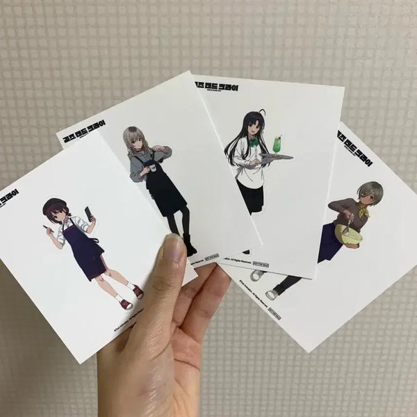 [BUNJANG] Bocchi the Rock! Aniplex Collaboration Cafe Special Sticker Set / 걸즈 밴드 크라이 애니플러스 콜라보 카페 특전 스티커