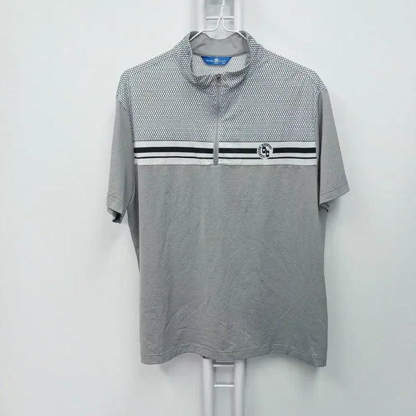 [BUNJANG] Arnaldo Bassini 21SS Half-Zip Short Sleeve T-Shirt Functional 100 / 아날도바시니 21SS 반집업 반팔 티셔츠 기능성 100