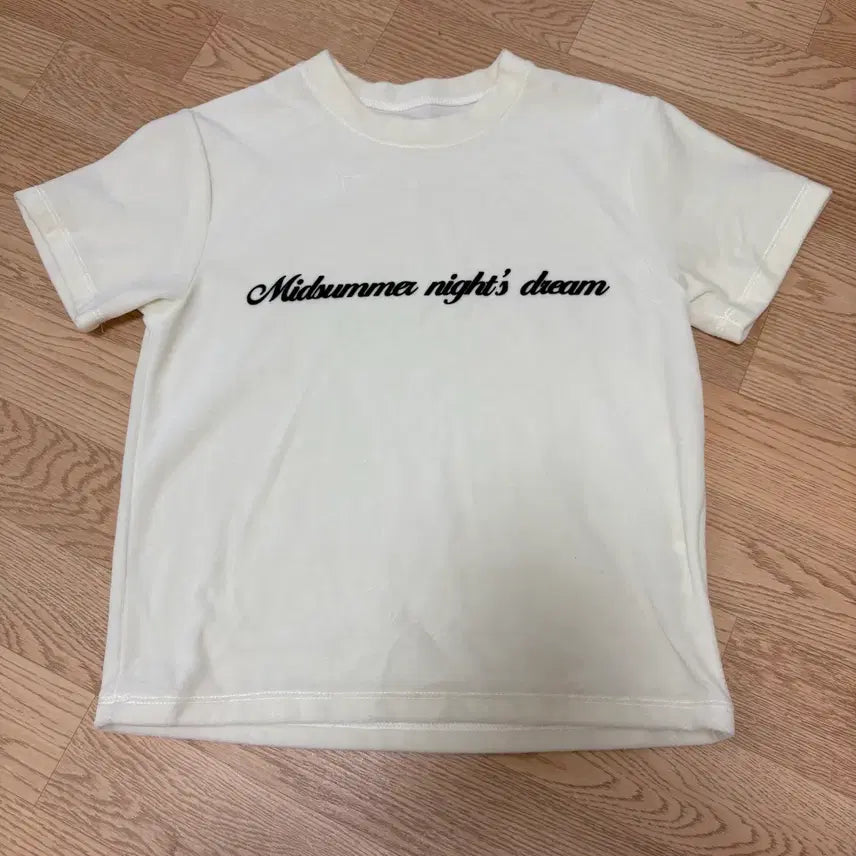 [BUNJANG] Velvet Short-Sleeve T-Shirt / 벨벳반팔티