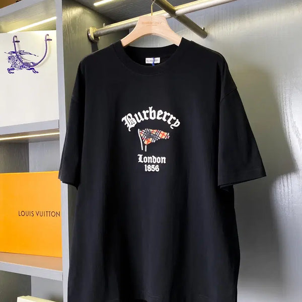 [BUNJANG] Burberry Check Flag Cotton T-Shirt / 버버리 체크 플래그 코튼 티셔츠