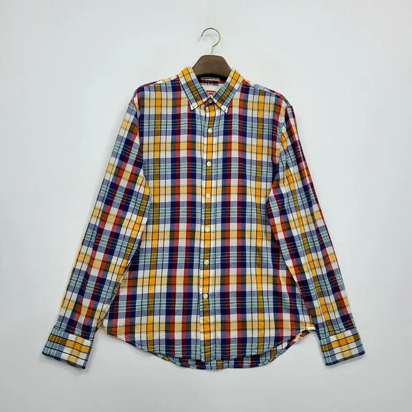 [BUNJANG] Levi's Multicolor Check Lightweight Shirt (M) / 리바이스 멀티컬러 체크 얇은셔츠/M/앨리스/1421