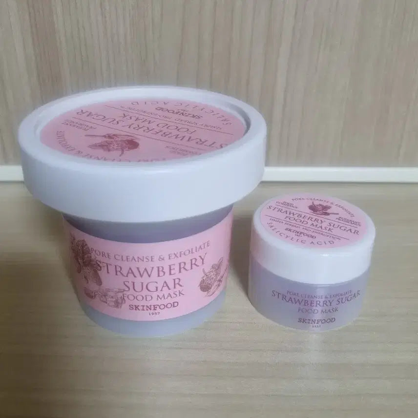 [BUNJANG] Skinfood Strawberry Sugar Food Mask Mini Set / 미니 증정) 스킨푸드 딸기슈가 푸드마스크