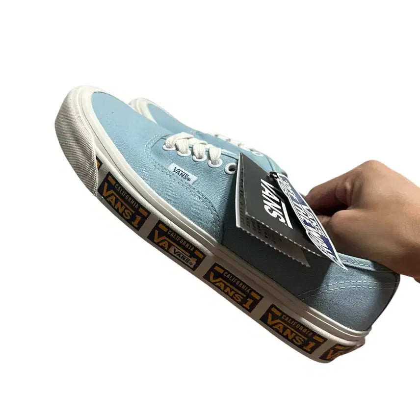 [BUNJANG] Vans UA Authentic 44 DX Vanity Plate Light Blue Sneakers (265) / (새상품)반스 UA 어센틱 44 DX 베니티 플레이트 라이트 블루 265