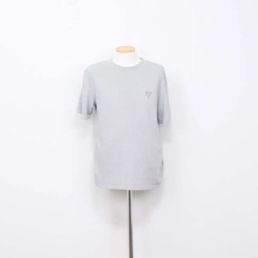 [BUNJANG] GUESS Men's Casual Round Neck Short Sleeve T-Shirt Size 100 Gray / [정품] 게스 남성 캐주얼 반팔 라운드 티셔츠 100 정인샵