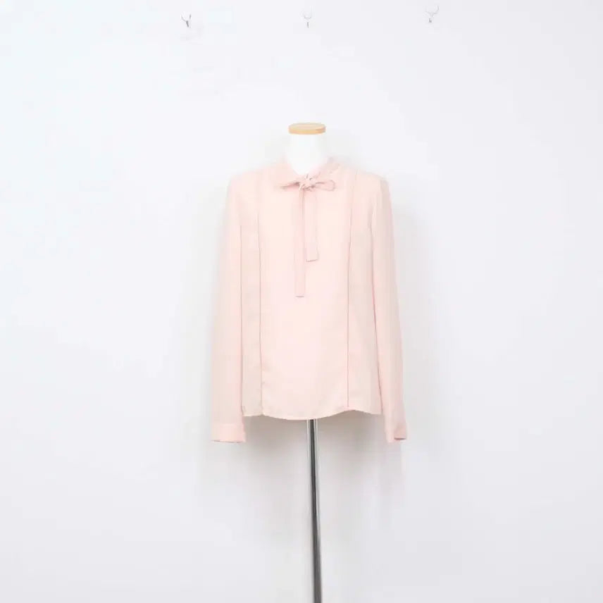 [BUNJANG] Claudie Pierlot Women's Apricot Chiffon Blouse Shirt Size 36 / [정품] 끌로디피에로 여성 캐주얼 블라우스 셔츠 36 정인샵
