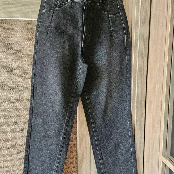 [BUNJANG] KUHO Plus Black Straight Fit Jeans / 구호플러스  흑청바지