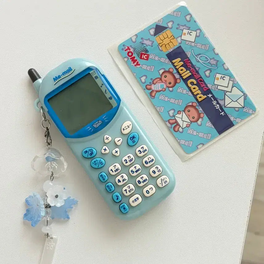 [BUNJANG] Vintage Japanese Toy Mimii Handphone Toy Docomo Gacha Galphone Mockup Phone / 일본 고전 완구 미메일 핸드폰 장난감 미멜폰 도코모 가챠 갸루폰 목업폰