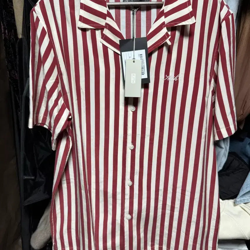 [BUNJANG] Kith Striped Shirt L / KITH 스트라이프 셔츠 L (새상품)