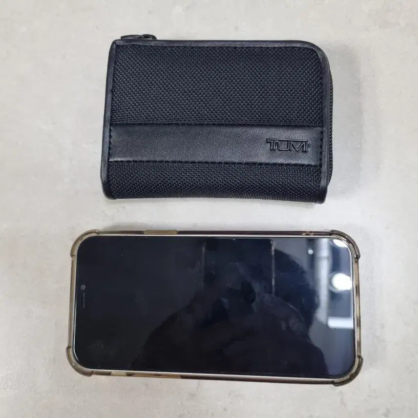 [BUNJANG] Tumi Black Zipper Card Holder / TUMI 투미 블랙 지퍼 카드지갑
