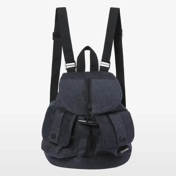 [BUNJANG] Miseki Seoul Toggle Wool Backpack Charcoal / 미세키서울 Toggle wool backpack CHARCOAL