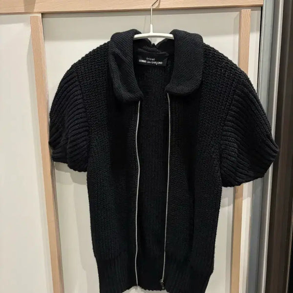 [BUNJANG] Comme des Garçons Half-Zip Sweatshirt / 꼼데가르송 반팔 집업