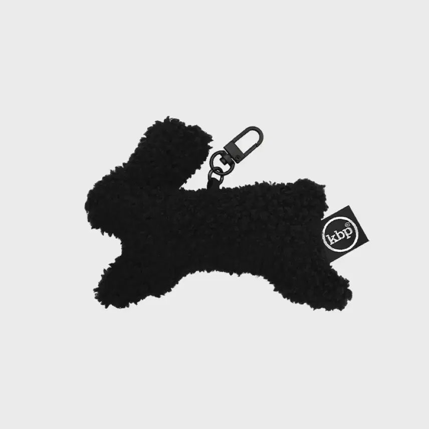 [BUNJANG] Kitty Bunny Pony Happy Bunny Black Keyring / 키티버니포니 해피버니 블랙 키링