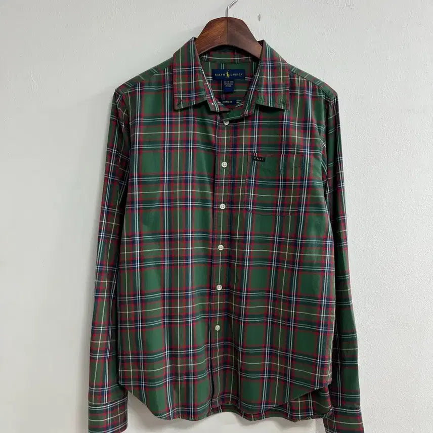 [BUNJANG] Polo Ralph Lauren Green Tartan Check Shirt / 랄프로렌 그린 타탄 체크 셔츠
