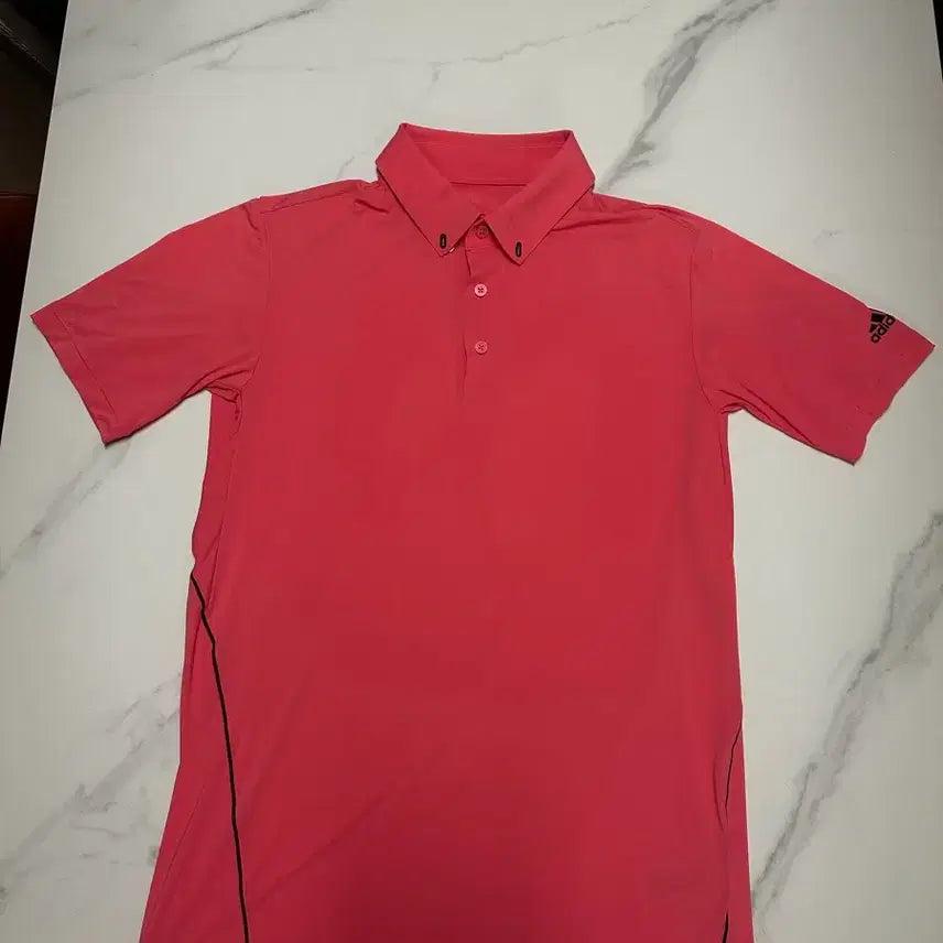 [BUNJANG] Adidas Golf Men's Short Sleeve Shirt M / 롯데백화점구매)남성 아디다스골프브랜드 반팔 M