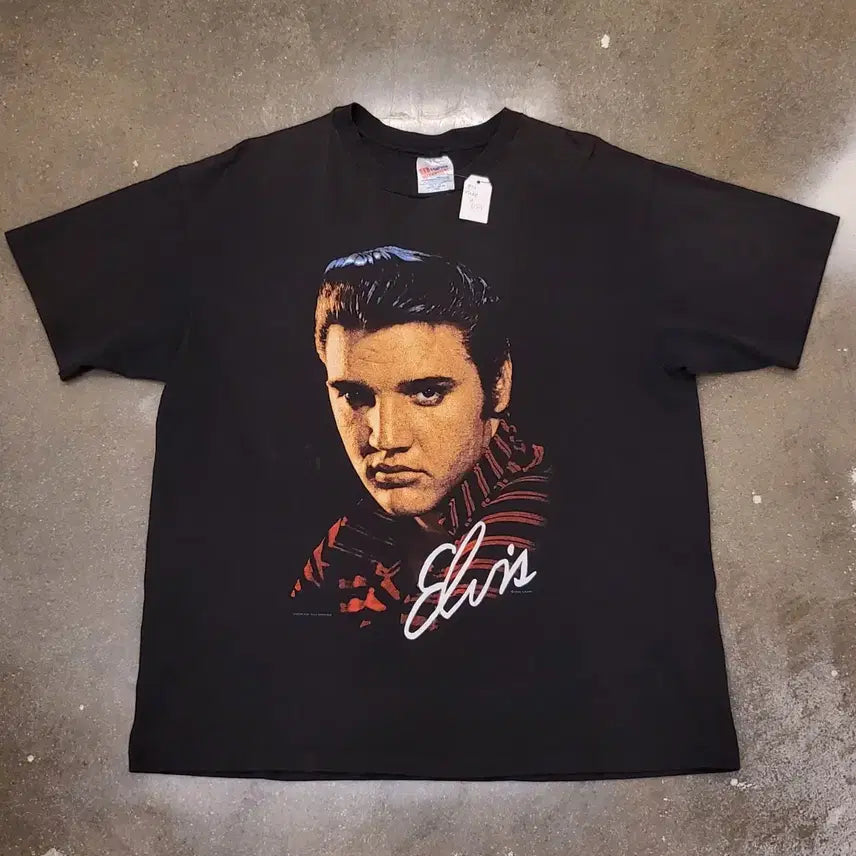 [BUNJANG] 90s USA Made Elvis Presley Single Stitch T-Shirt XL / 90s Made in USA 싱글스티치 엘비스 프레슬리 반팔티