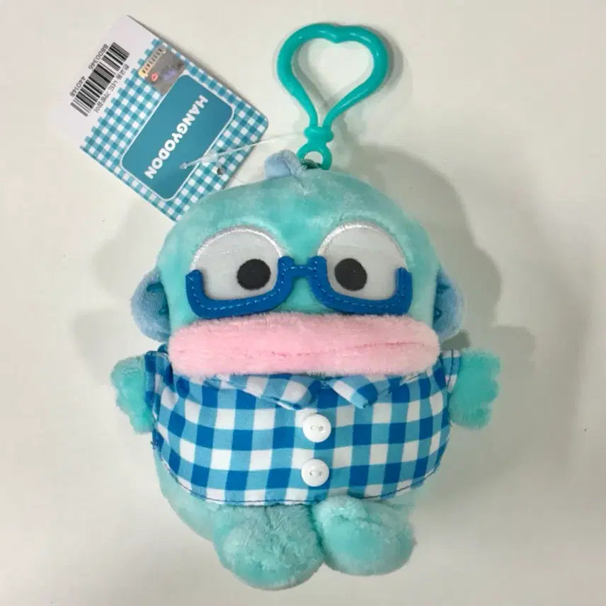 [BUNJANG] Sanrio Hangyodon Nerd Glasses Plush Keyring (13cm) Bundle / 산리오 한교동 안경 너드 인형 키링 13cm 정품 (새상품) 일괄 할인