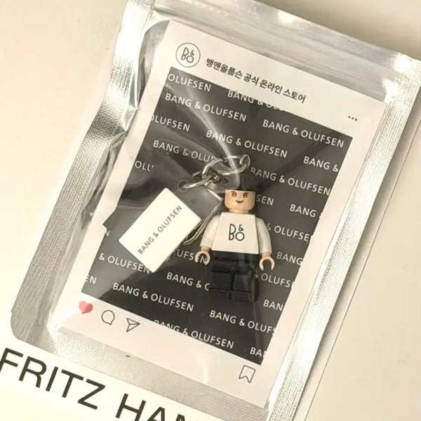 [BUNJANG] Bang & Olufsen x LEGO Keychain Figure / 뱅앤올룹슨 키체인 피규어 레고