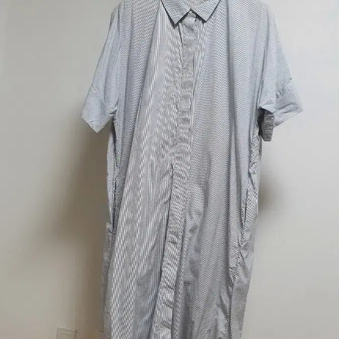 [BUNJANG] COS Striped Short-Sleeve Shirt Dress / cos 스트라이프 반팔 셔츠 원피스