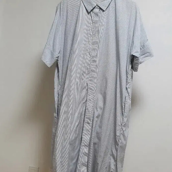 [BUNJANG] COS Striped Short-Sleeve Shirt Dress / cos 스트라이프 반팔 셔츠 원피스