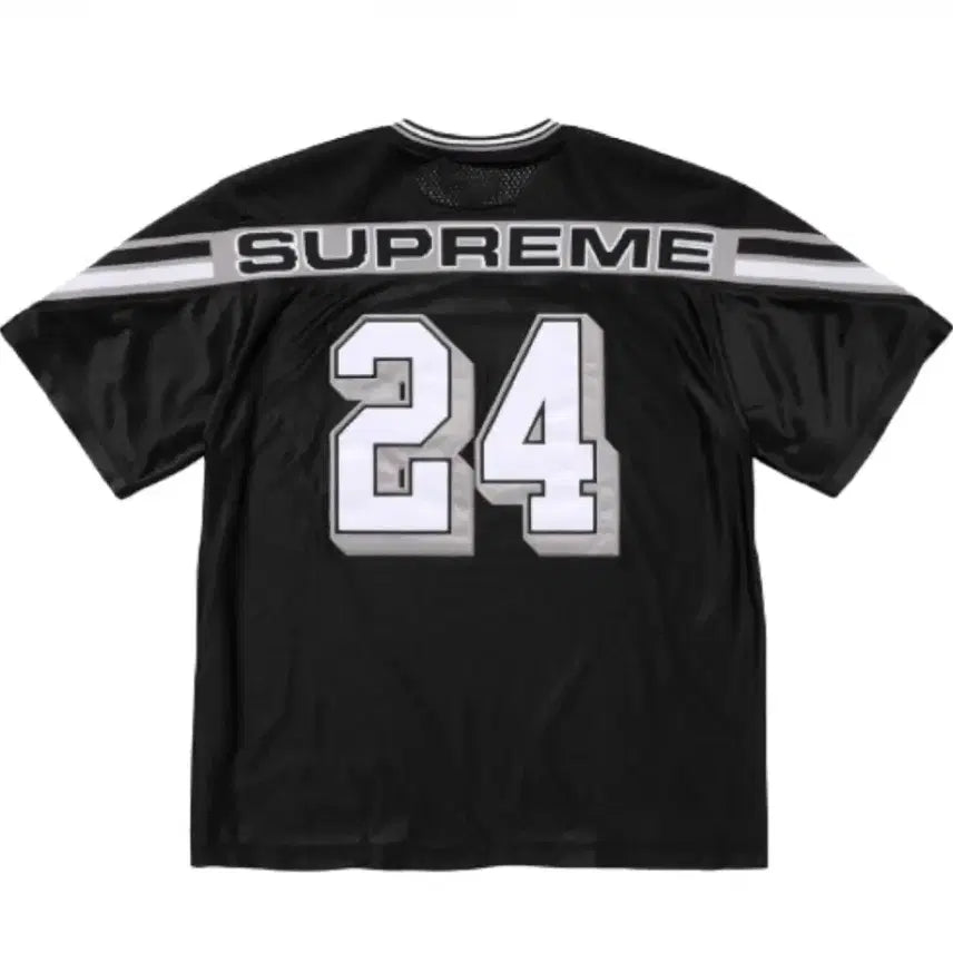 [BUNJANG] Supreme Jacquard Rib Football Jersey Black 24FW 2XL / (2XL) 슈프림 풋볼 져지 블랙 24FW