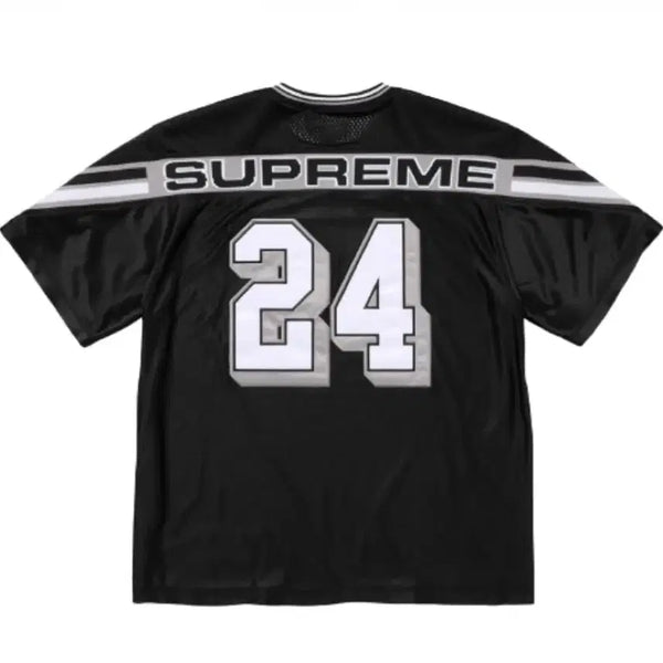 [BUNJANG] Supreme Jacquard Rib Football Jersey Black 24FW 2XL / (2XL) 슈프림 풋볼 져지 블랙 24FW