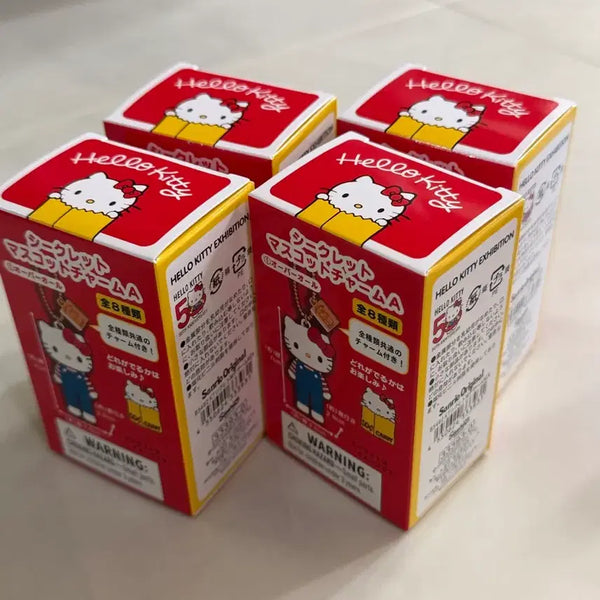 [BUNJANG] Hello Kitty 50th Anniversary Mascot Figure Keychain (Opened for Verification) / 헬로키티 50주년 마스코트 피규어 키링/새제품(확인용개봉)