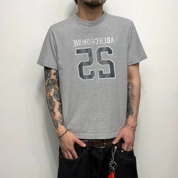 [BUNJANG] Abercrombie Vintage Y2K Short Sleeve T-Shirt / Abercrombie 아베크롬비 y2k 빈티지 반팔티셔츠