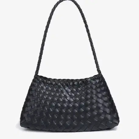 [BUNJANG] Woven Leather Lightweight Summer Shoulder Bag Dragon Bag / 위빙 가죽 가벼운 여름 숄더백 드래곤백 라탄가방 왕골가방