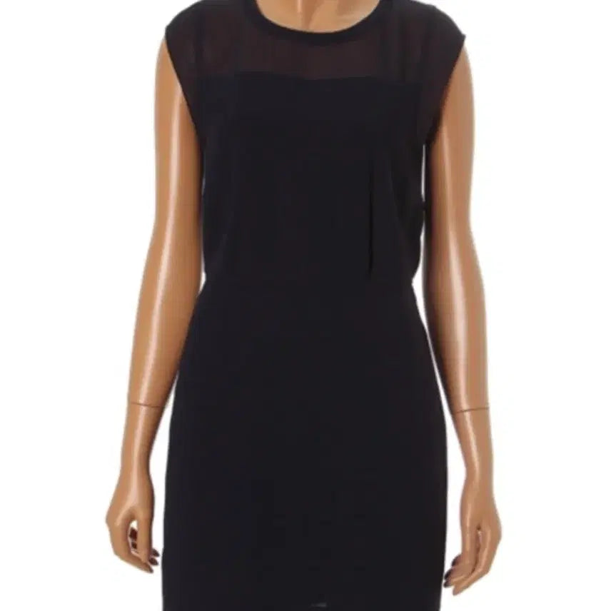 [BUNJANG] ROEM See-Through Back-Banding Mini Dress Navy / ROEM 로엠 시스루 백밴딩 원피스