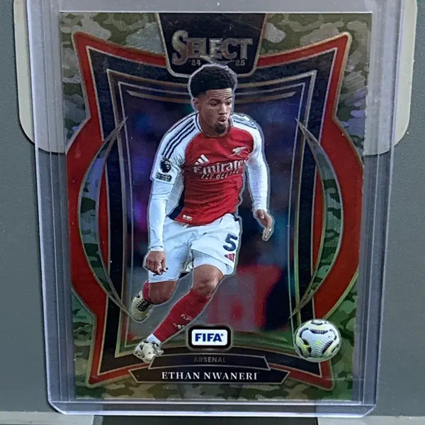 [BUNJANG] Bukayo Saka Arsenal Panini Camo Limited Edition 135 Soccer Card / [135한정] 은와네리 아스날 파니니 카모 축구 스포츠 카드 판매