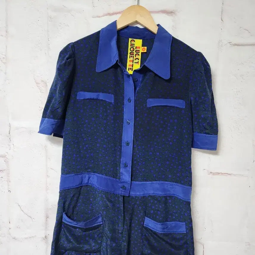 [BUNJANG] Lucky Chouette Silk Midi Dress / 럭키슈에뜨 실크 원피스