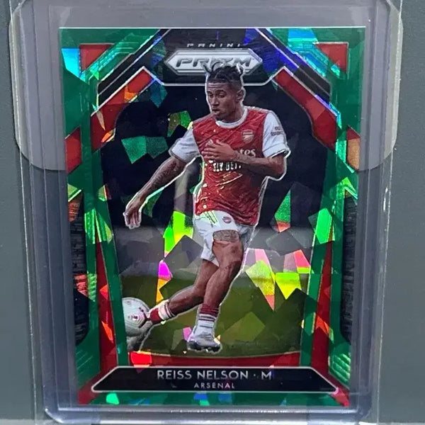 [BUNJANG] Panini Prizm Rhian Nelson Arsenal Green Ice Soccer Card #49 / [49한정] 리스 넬슨 아스날 파니니 프리즘 아이스 축구 스포츠 카드