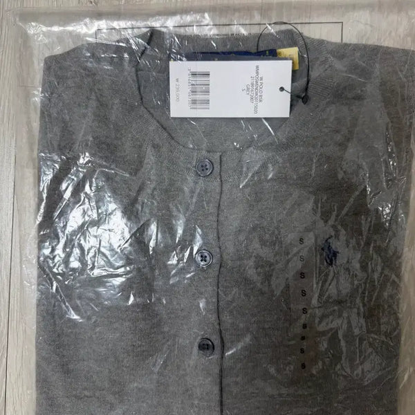 [BUNJANG] Polo Ralph Lauren Pima Cotton Cardigan Grey S / 폴로 피마코튼 가디건 그레이 S 미개봉 새상품
