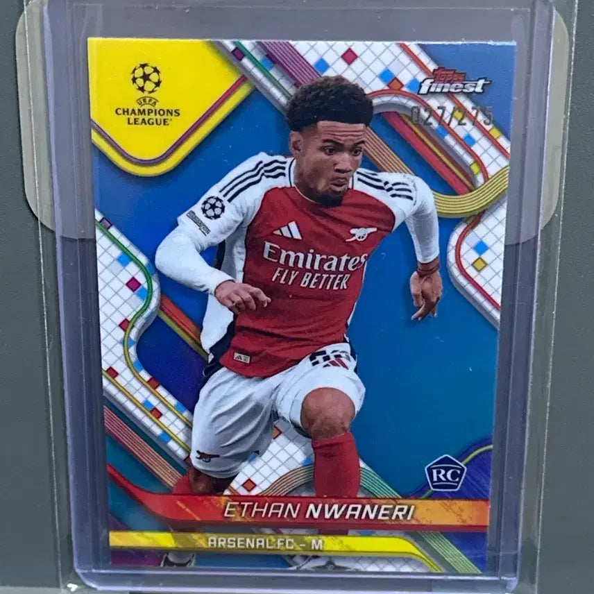 [BUNJANG] Topps Finest Bukayo Saka Rookie 275 Limited Edition Soccer Card / [275한정] 은와네리 루키 아스날 탑스 축구 스포츠 카드 판매