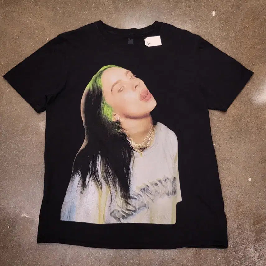 [BUNJANG] Billie Eilish Authentic Vintage Band T-Shirt / 미국빈티지 빌리아일리쉬 정품굿즈 밴드티 락티셔츠 반팔티