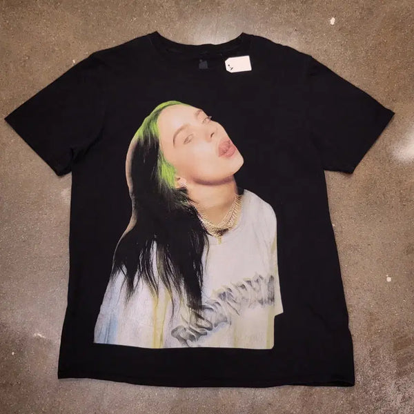 [BUNJANG] Billie Eilish Authentic Vintage Band T-Shirt / 미국빈티지 빌리아일리쉬 정품굿즈 밴드티 락티셔츠 반팔티