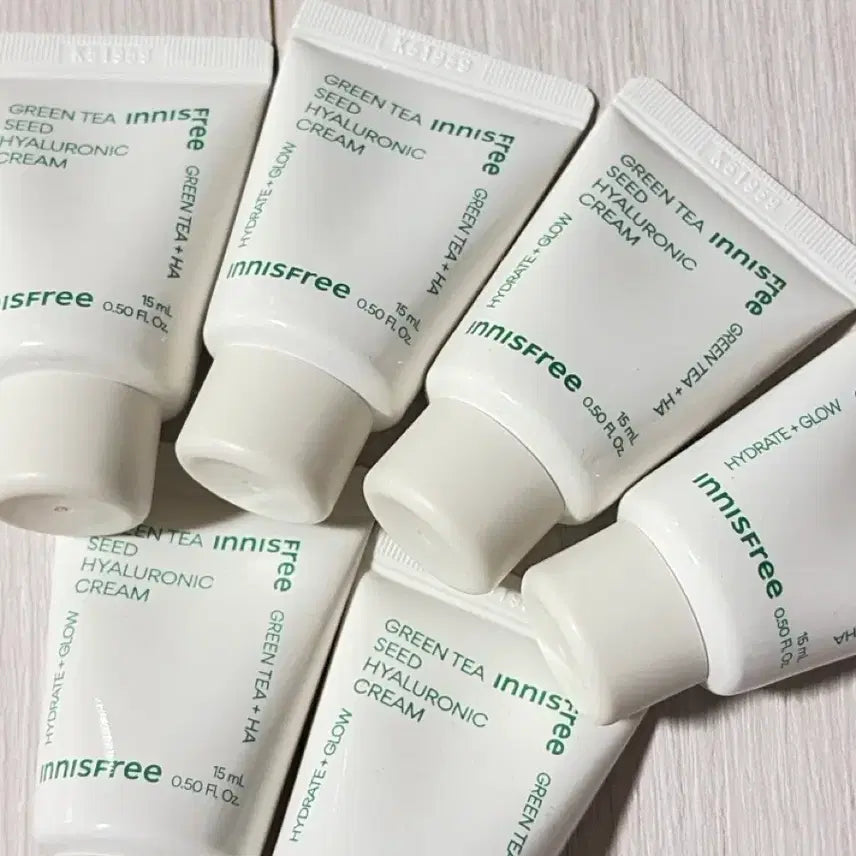 [BUNJANG] Innisfree Green Tea Seed Hyaluronic Cream Bundle Set / 이니스프리 그린티 씨드 히알루론산 크림 일괄