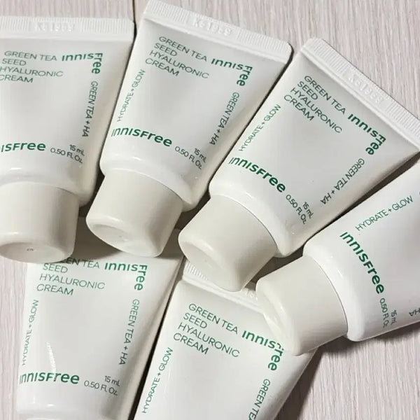 [BUNJANG] Innisfree Green Tea Seed Hyaluronic Cream Bundle Set / 이니스프리 그린티 씨드 히알루론산 크림 일괄