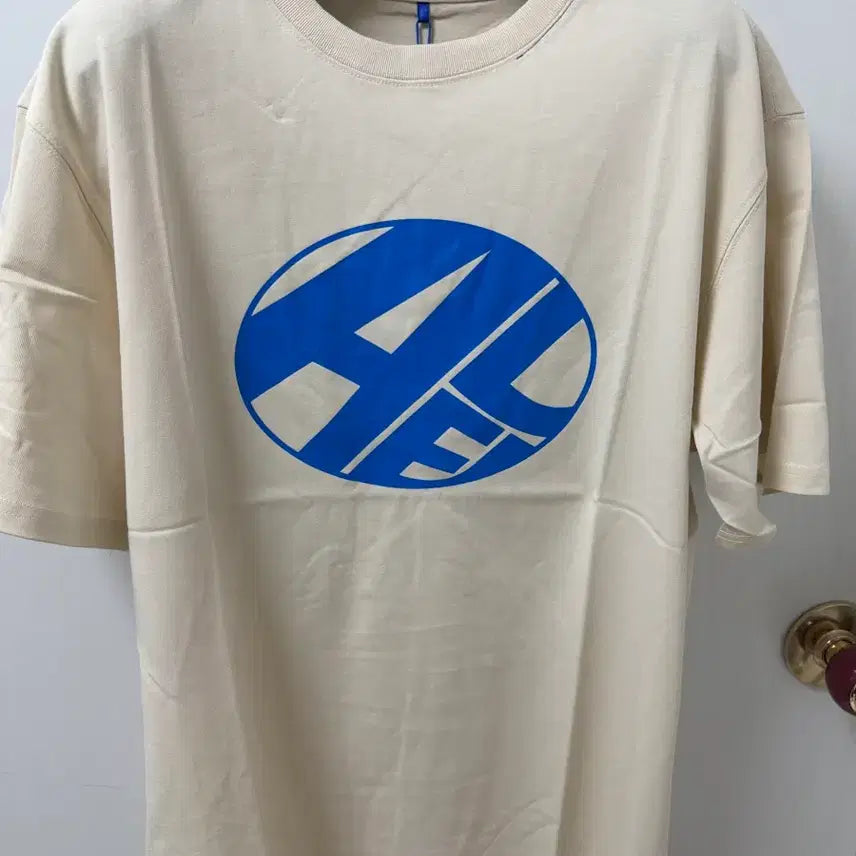 [BUNJANG] Ader Error Blue Logo Oversized T-Shirt L / 아더에러 블루로고 반팔 티셔츠 오버핏 L 미개봉새상품
