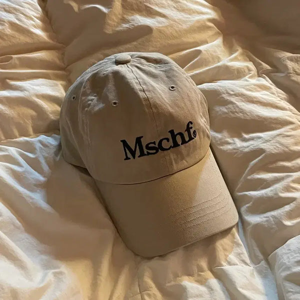 [BUNJANG] Mischief Beige Color Logo Lettering IU Hat / 미스치프 베이지 컬러 로고 레터링 아이유 모자